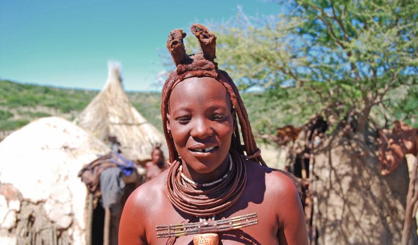 A woman in Himba county, Liberia