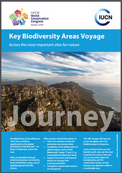 Key Biodiversity Areas Journey